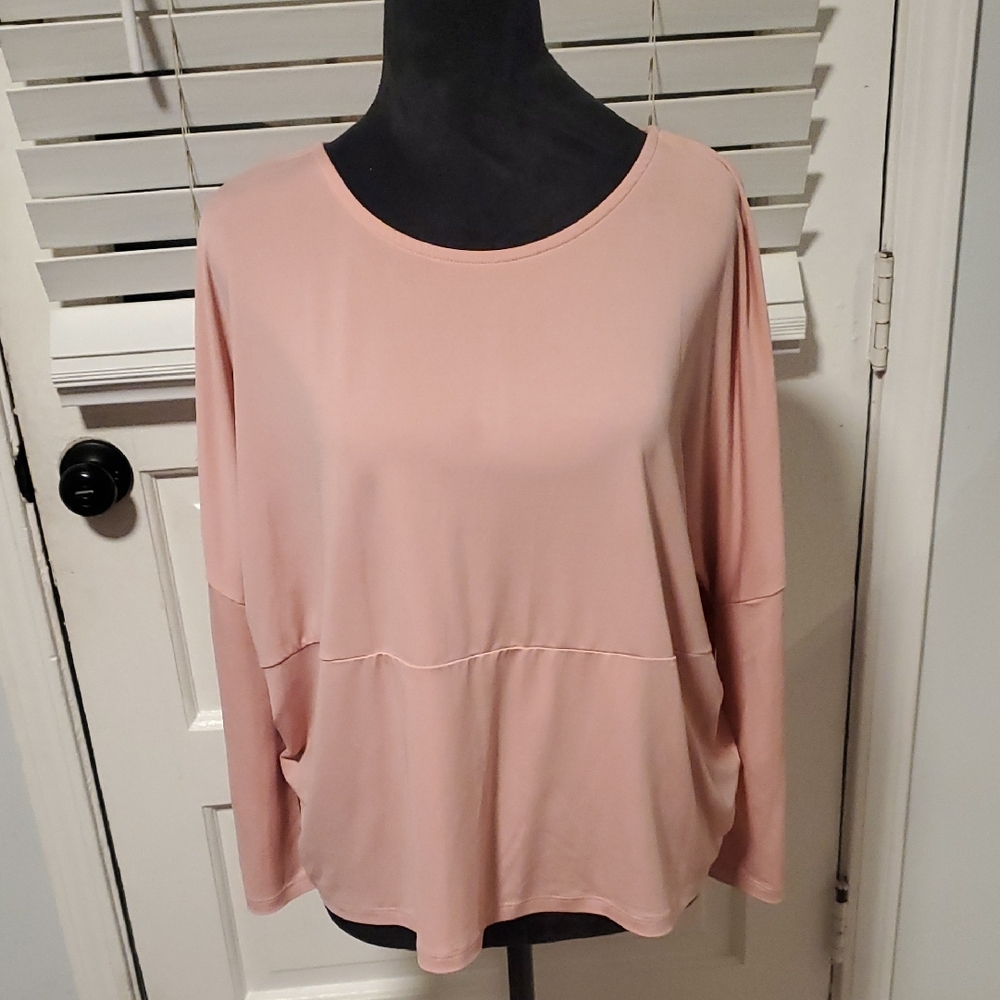 Ivonne Women's Pink Long Sleeve Top